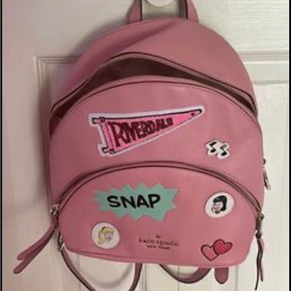 Kate Spade x Archie Comics Betty & Veronica RIVERDALE Medium Backpack Pink NWOT main image 7